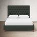 Birch Lane™ Amey Tufted Low Profile Platform Bed Upholstered/Metal in Brown | California King | Wayfair 14031BF128BA45BEBC3FBB4AC7AC7383