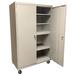 WFX Utility™ Mobile Storage, Metal in Brown | 78 H x 36 W x 24 D in | Wayfair 77392946E3C543BE8D5317771C3D15B6