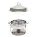 The Party Aisle™ Stainless Steel 9 Quarts Round Chafing Dish Stainless Steel in Gray | 19.3 W x 13.78 D in | Wayfair
