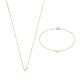 Isabel Bernard - Cadeau d'Isabel Geschenkset - 585 Gold / 14 Karat Gold Schmuck-Set Damen