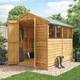 8 x 6 Shed - BillyOh Keeper Overlap Apex Wooden Shed - Windowed 8x6ft Garden Shed