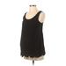 Rosie Pope Sleeveless Blouse: Black Tops - Women's Size X-Small Maternity