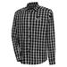 Men's Antigua Black Providence Friars Carry Long Sleeve Button-Up Shirt