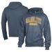 Men's Comfort Wash Blue Marquette Golden Eagles Lightweight Fleece Pullover Hoodie