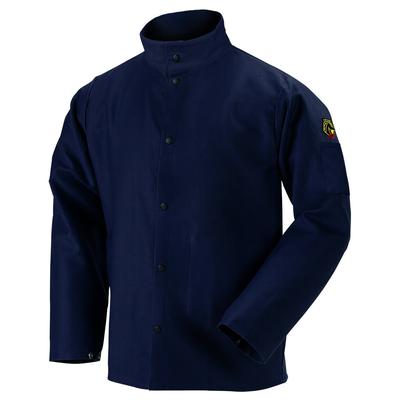 Revco Black Stallion TruGuard 200 9oz Navy FR Cotton Welding Jacket