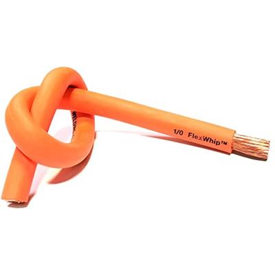 Kalas 1/0 FlexWhip Orange Welding Cable - 250ft Re...