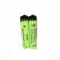 Lot de 2 piles rechargeables NI-MH 1.2v 600mAh AAA 1.2 mAh 600mAh pour télécommande jouet