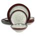 Elama Samara 12 Piece Stoneware Dinnerware Set