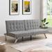 68.1'' Convertible Sofa Couch,Folding Sofa Bed for Home or Office,Grey