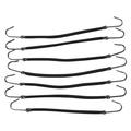 NUOLUX 20Pcs Ponytail Hooks Headband Hair Claw Hair Clips Rubber Bands Hair Styling Hair Braid (Black)