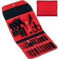 Manicure Set Personal Care Nail Clipper Kit Manicure Professional Pedicure Set Mens Accessories Personal Care Set Grooming Kit Fathers Gift for Men Husband Boyfriend Parent Black red