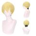 Fnochy Black of Friday Deals 2023 Health and Beauty Products Yellow Gradient Black Closed Face Short Hair Cosplay Wig Modeling Up Wig