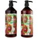 Organic Hair Solution Conditioner & Shampoo Set -With Aloe vera-Vitamin E- Rose Hips-Hemp-Castor Oil-Tea Tree- Argan- Macadamia- Coconut & Jojoba Extract- Fights Dandruff and Dry Scalp(33 OZ)