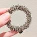 Waroomhouse Lady Jewelry Women s Hair Ring Bracelet Dual Use Vintage Elastic Hair Tie with Faux Crystal Fake Pearl Decor for Secure Hold Stylish Hair Accessories