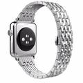 ALMNVO Luxury Diamond Strap Compatible with Apple Watch Band 41mm 40mm 42mm 38mm 45mm 44mm Stainless Steel Bracelet iWatch Bands for iWatch Serie 7/6/SE/5/4/3/2