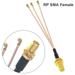 GLFILL Ipex1 Female To 1 X Sma Female Rg178 Cable Wifi Antenna Extension Jumper Pigtail