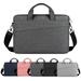 Laptop Bag Waterproof 15.6-Inch Notebook Case Sleeve Shoulder Handbag Briefcase Bag-Dark Gray