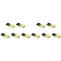 10X USB-C Male Plug Decoder Chip ALC5686 Gold-Plated 1U 32Bit 384Khz Audio Plug Fast Charge Connector DIY Adapter