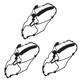 Sosoport 3pcs Bridle halters for Horses Hackamore Horse halters Horse Training Equipment Horse Supplies Riding Equipment Horse Racing Halter Polyester Horse Headgear Hanging Neck