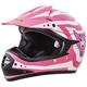 Zorax Pink/White S (49-50cm) Kids Children Motocross Motorbike Helmet MX ATV Dirt Bike Helmet ECE 22-06