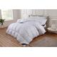 Littens Luxury 4.5 Tog Spring Summer Single Bed Size Duck Feather & Down Duvet Quilt, 15% Down, 230TC 100% Down-Proof Cotton Casing Light Weight (135cm x 200cm)