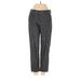 Lord & Taylor Casual Pants - Low Rise Straight Leg Boyfriend: Black Bottoms - Women's Size Small