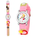 Montres à quartz en plastique pour enfants montres pour enfants motif de sport de tennis cadeau