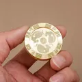 Lucky Coins Slider Toy Mini Coins Fidget Slider Round Unique Souligné Instituts Lucky Coins