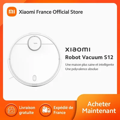 [Official] Xiaomi Robot Vacuum S12 Navigation laser LDS aspirateur robot Puissance d'aspiration de