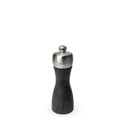 Peugeot Paris Manual Wooden and Stainless Steel Salt Mill, Graphite Collection, 15 cm - 6"