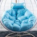 Hanging Hammock Chair Swinging Garden Outdoor Soft Seat Cushion Hanging Chair Dormitory Bedroom Cushion Hanging Basket Pillow