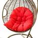 Swing Chair Recliner Cushion Hammock Hanging Basket Garden Armchair Pillow Patio Yard Courtyard Beach(No Swing)