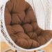 120x80cm Hanging Basket Egg Chair Cushion Outdoor Sofa Swing Chair Cushion Soft Comfy Thickened Garden Hammock Chair Seat Pads