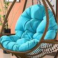 120x80cm Hanging Basket Egg Chair Cushion Outdoor Sofa Swing Chair Cushion Soft Comfy Thickened Garden Hammock Chair Seat Pads