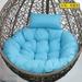 Egg Chair Cushion Cover Hanging Basket Chair Cushion Thick Swing Chair Cushion Cover For Outdoor Indoor Living Room Decoration