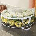 Christmas Wreath Storage Container 30 Inch Clear Wreath Storage Bags Plastic Wreath Bags with Dual Zippers and Handles for Xmas Thanksgiving Holiday Artificial Wreath Storage