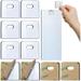 NOGIS (25 Set/50 Pieces) Clear Vertical Blind Repair Tabs Vertical Blinds tabs / Blind Fixers for Vertical Blinds Replacement Slats & Parts