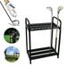 DENEST 27 Hole Golf Club Display Shelf Golf Clubs Organizer Metal Rack Black