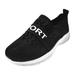 KaLI_store Womens Tennis Shoes Womens Running Shoes Tennis Sneakers Sports Walking Shoes Black 7