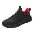 KaLI_store Basketball Shoes Mens Running Shoes Slip-on Walking Tennis Sneakers Lightweight Breathable Casual Soft Sports Shoes Red 11