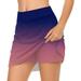 BKQCNKM Women S Skirts Mini Skirts For Women Womens Casual Solid Tennis Skirt Yoga Sport Active Skirt Shorts Skirt Dresses For Women 2023 Pink Dress M