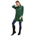 Plus Size Women's Cowl Neck Tunic by ellos in Heather Rich Pine (Size 26/28)