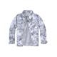 Wintermantel BRANDIT "Brandit Herren M-65 Giant Jacket" Gr. M, grau (blizzard camo) Herren Mäntel Wintermäntel