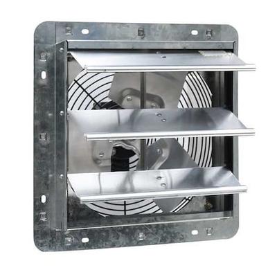 CANARM GSF3-12A Shutter Fan,12In Bld Dia,Galvalume,120