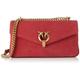 Pinko Damen Baguette Cupido Badewannen Suede, R40q_Dark red Antique Gold