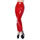 XS-7XL PVC Leather Pencil Skirt for Women Zip High Waist PU Latex Leather Long Skirts Tight Clothes,Red,4XL