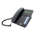 TC6400 2-Line Telephone Desktop Corded Landline With Backlit LCD Display CallerID Number Storage For Home Office Hotels TC6400 2-Line Fixed Telephone Desk Phone LED Screen CallerID Number Storage