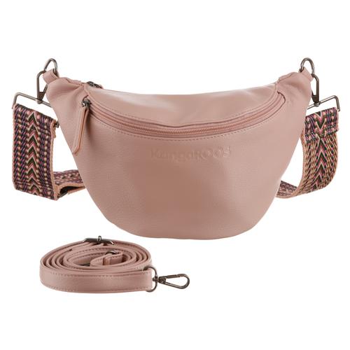 Bauchtasche KANGAROOS Gr. B/H/T: 24 cm x 17 cm x 14 cm, pink Damen Taschen Gürteltaschen