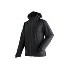 Outdoorjacke MAIER SPORTS "Metor Therm Rec M", Herren, Gr. 48, schwarz, 100% Polyester (recycled), Rundhals, Langarm, Jacken, Herren Regenjacke, atmungsaktiv wasserdicht, wattierte Funktionsjacke