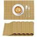 Ruvanti Dining Table Rectangle Placemats 100% Cotton Multi Pattern 13x19 Inches Cotton in Gray | 19 H x 13 W x 1 D in | Wayfair ZT-PMCT-0031